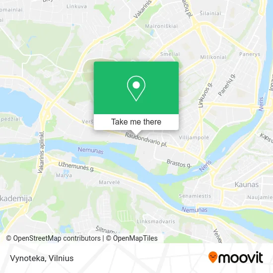 Карта Vynoteka
