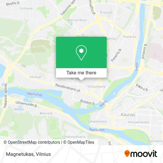 Карта Magnetukas