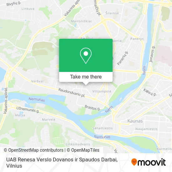 Карта UAB Renesa Verslo Dovanos ir Spaudos Darbai