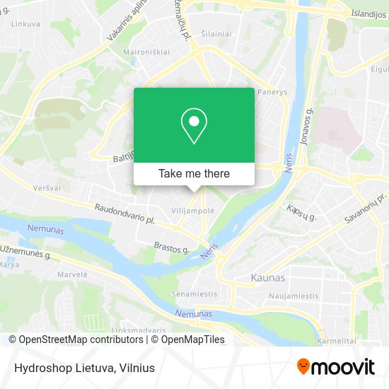 Карта Hydroshop Lietuva