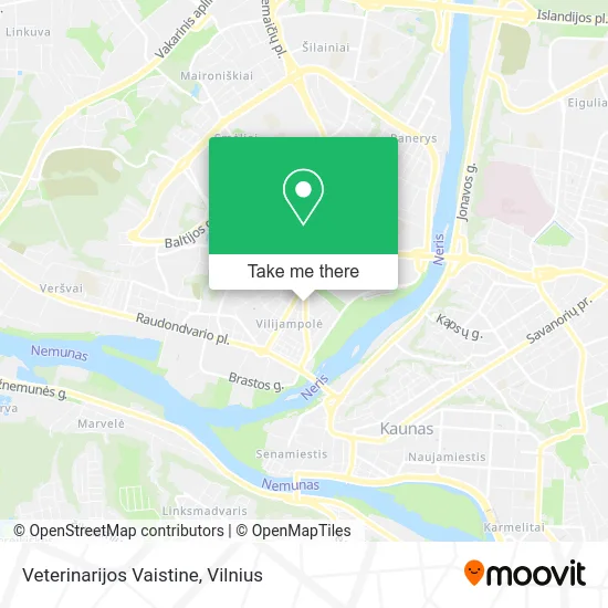 Карта Veterinarijos Vaistine