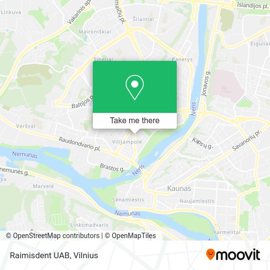 Карта Raimisdent UAB