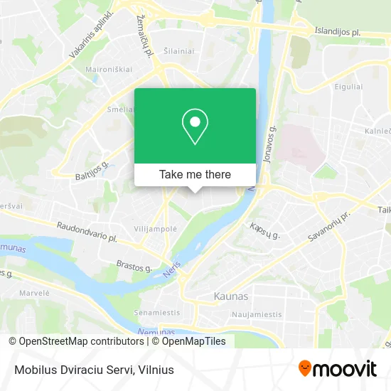 Карта Mobilus Dviraciu Servi