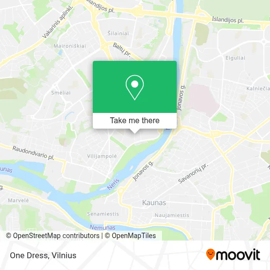 One Dress map