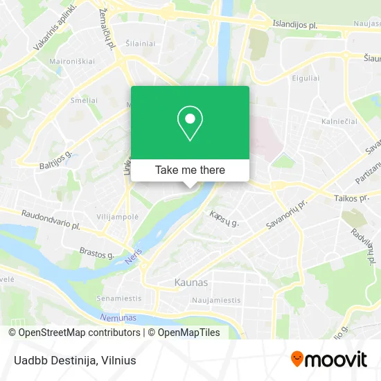 Карта Uadbb Destinija