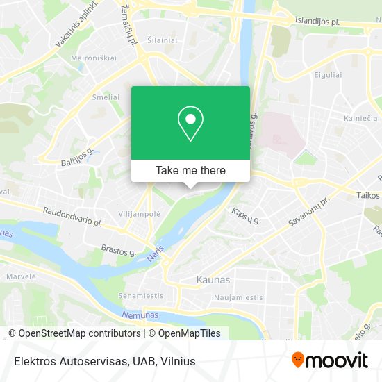 Карта Elektros Autoservisas, UAB