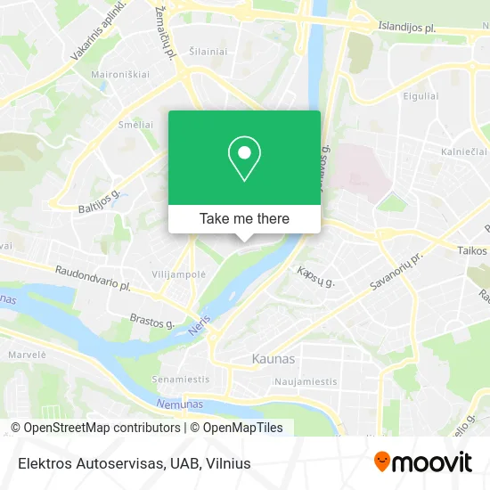 Карта Elektros Autoservisas, UAB