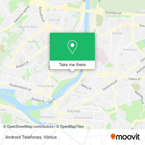 Карта Android Telefonas