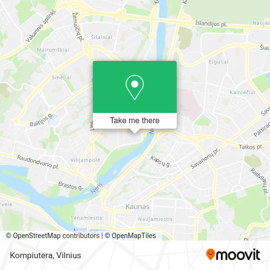 Карта Kompiutera