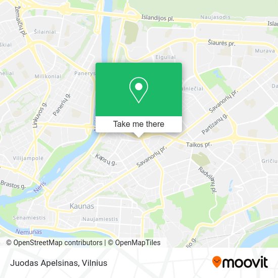 Карта Juodas Apelsinas