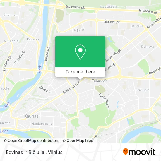 Карта Edvinas ir Bičiuliai