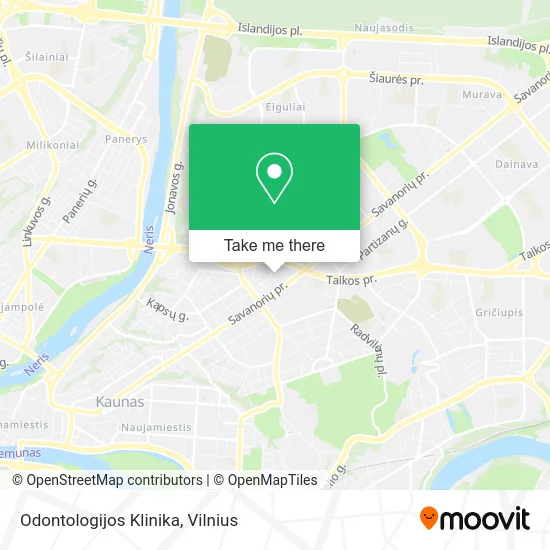 Карта Odontologijos Klinika