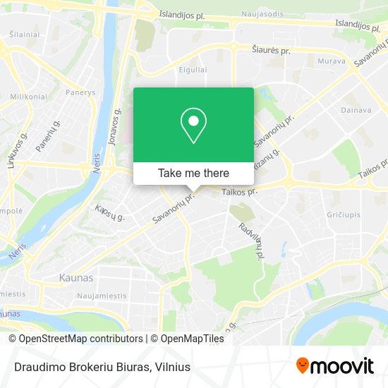 Карта Draudimo Brokeriu Biuras