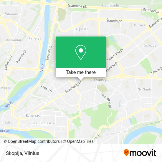 Skopija map