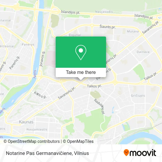 Карта Notarine Pas Germanavičiene