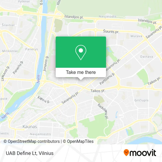 Карта UAB Define Lt