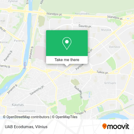 UAB Ecodumas map