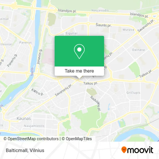 Карта Balticmall