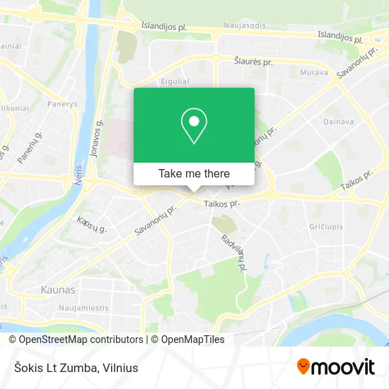 Карта Šokis Lt Zumba