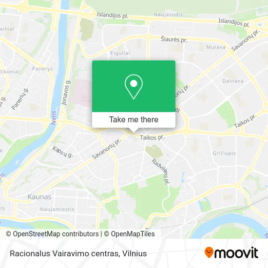 Racionalus Vairavimo centras map