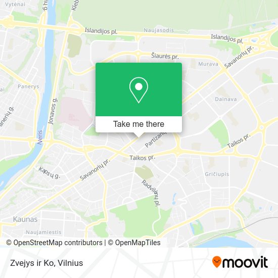 Карта Zvejys ir Ko
