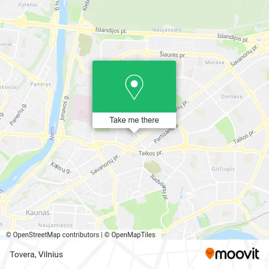 Карта Tovera