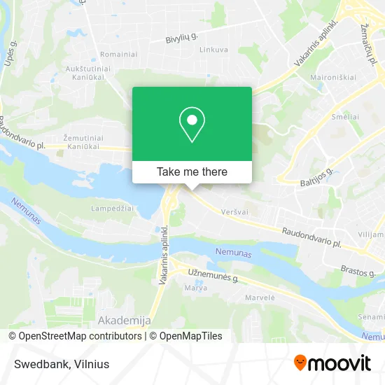 Карта Swedbank