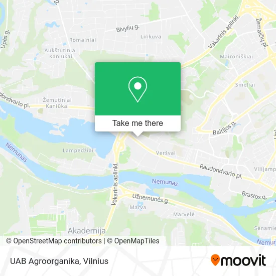 Карта UAB Agroorganika