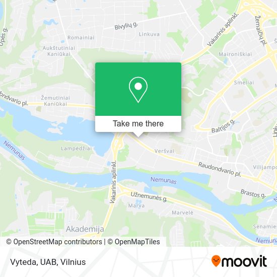 Карта Vyteda, UAB