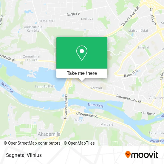 Карта Sagneta