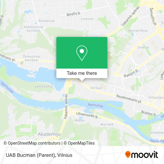 Карта UAB Bucman (Parent)