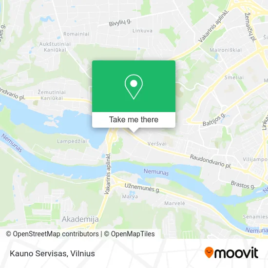 Карта Kauno Servisas