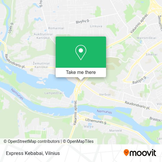 Карта Express Kebabai