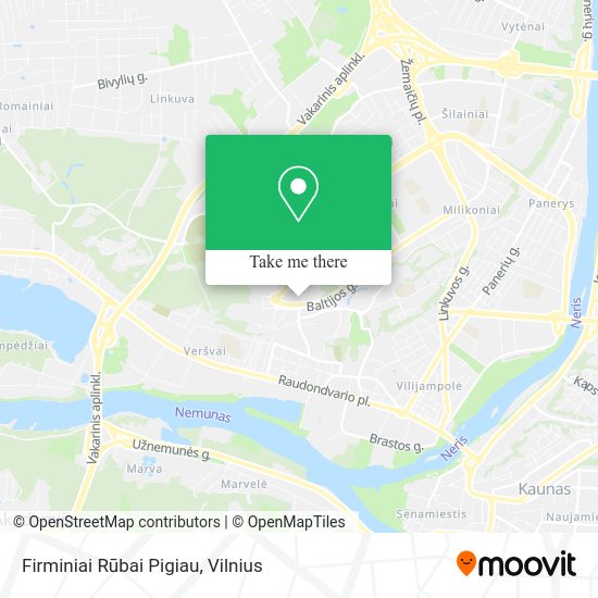 Карта Firminiai Rūbai Pigiau