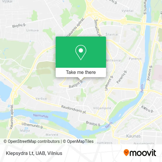 Карта Klepsydra Lt, UAB