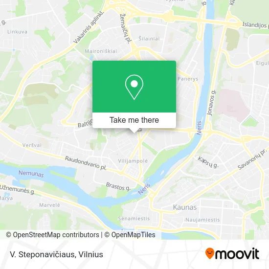 Карта V. Steponavičiaus