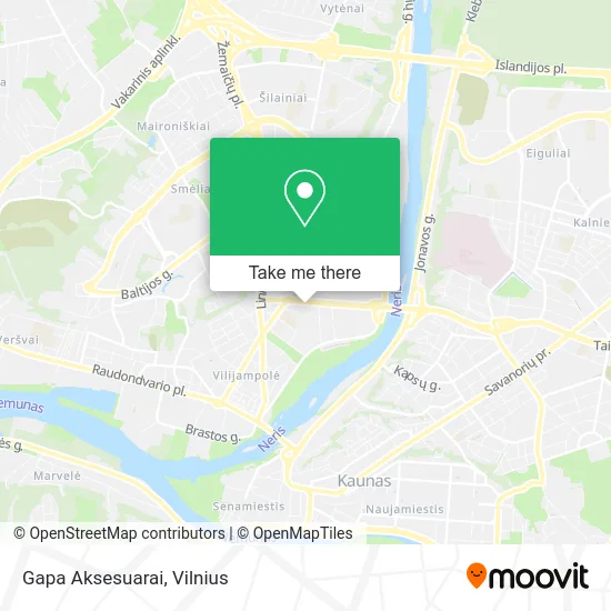 Карта Gapa Aksesuarai