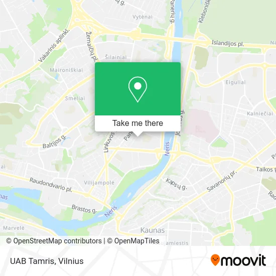 Карта UAB Tamris