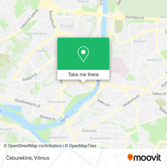 Карта Čėburekinė