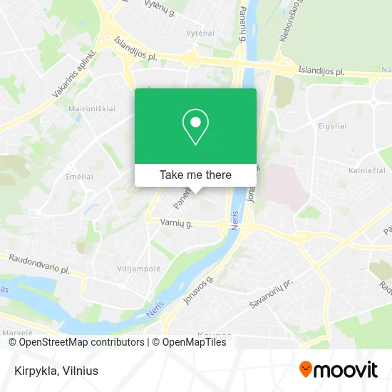 Kirpykla map
