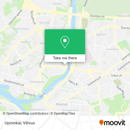 Карта Upininkai