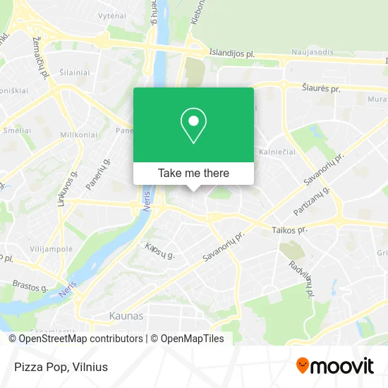 Карта Pizza Pop