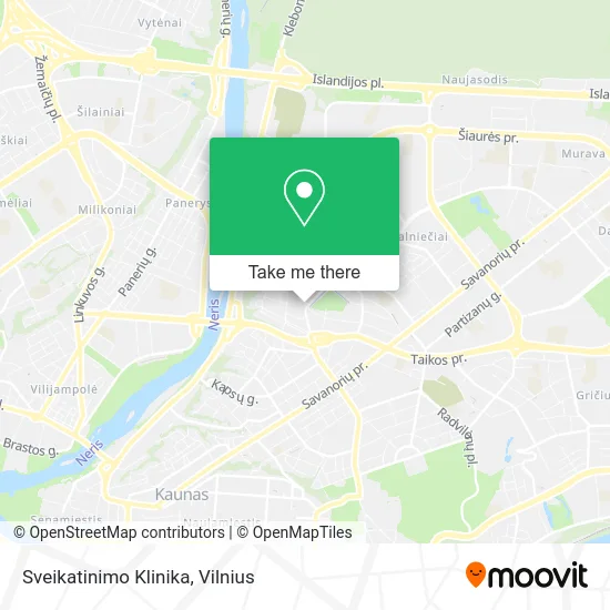 Карта Sveikatinimo Klinika