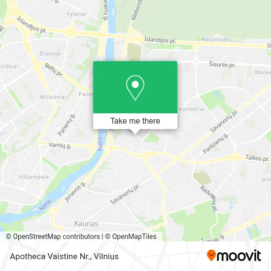 Apotheca Vaistine Nr. map
