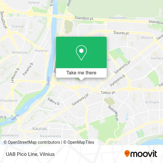 Карта UAB Pico Line