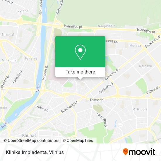 Карта Klinika Impladenta
