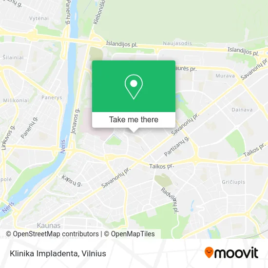 Карта Klinika Impladenta