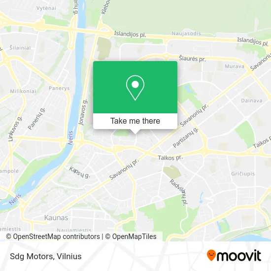 Карта Sdg Motors