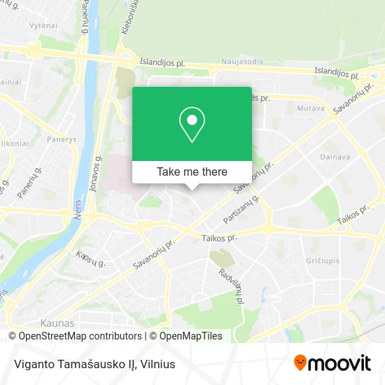 Карта Viganto Tamašausko IĮ