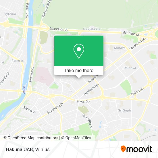 Карта Hakuna UAB